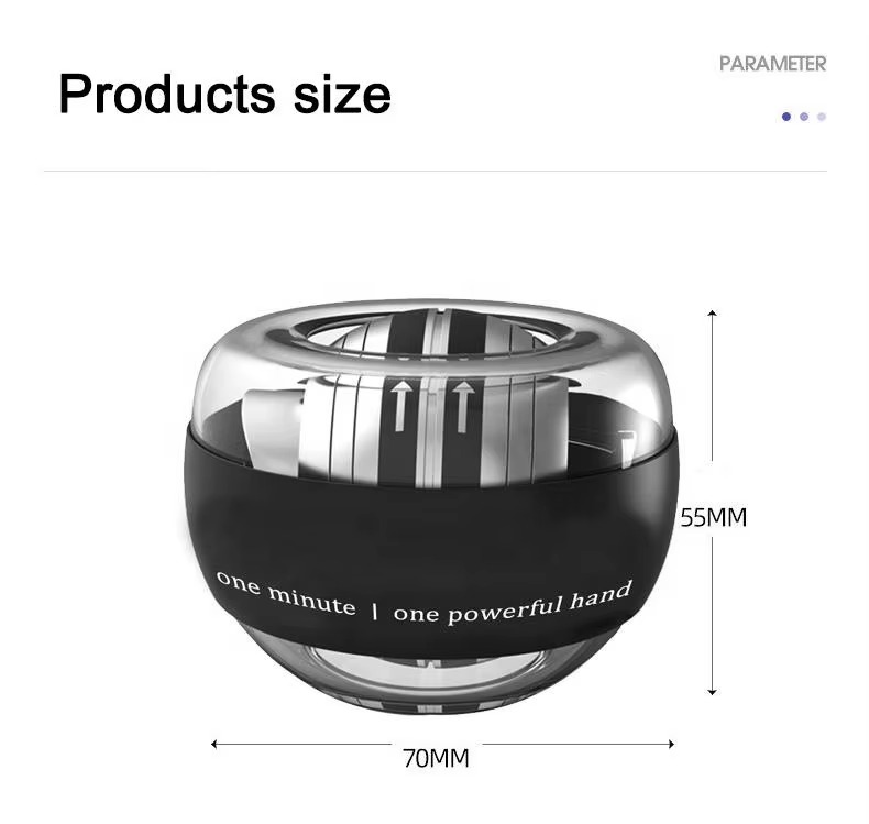 Zaro-Wrist Gyro Ball for Hand Exercise - Image 3